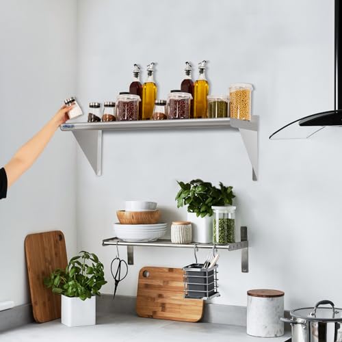 HARDURA Stainless Steel Shelf 18" x 48" (18" x 48")