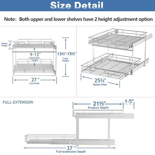 Individual Pull Out Cabinet Organizer