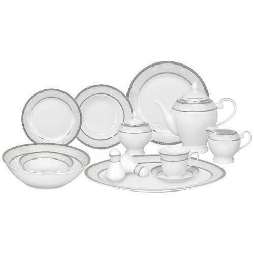 57 Piece Porcelain Dinnerware Set (Ballo)