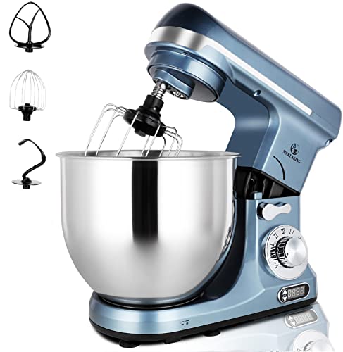 Professional Stand Mixer (Silver Blue)