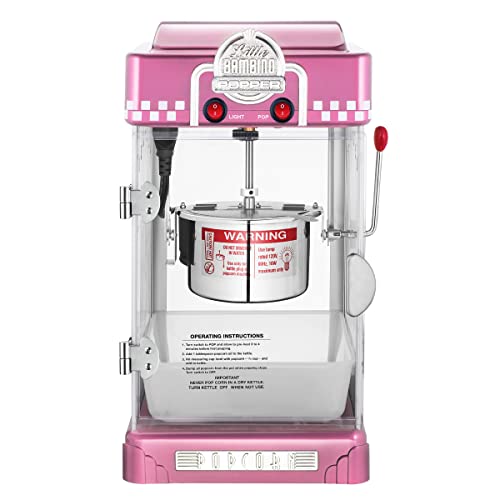 Popcorn Little Bambino 2.5oz Popcorn Machine (Pink)