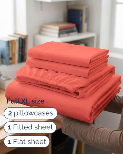 Full XL Sheets (28 - Coral / Full XL)