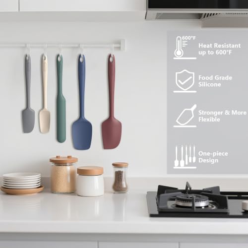Silicone Spatula Set of 5 (Pure Colorful A)