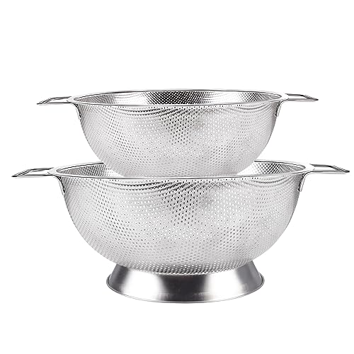 Stainless Steel Colander Set (3QT+5QT)