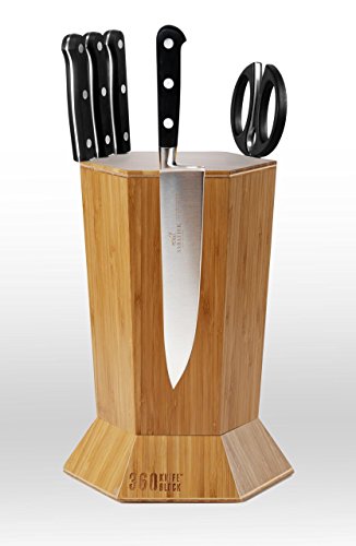 360KnifeBlock™ Classic (Honey Bamboo)