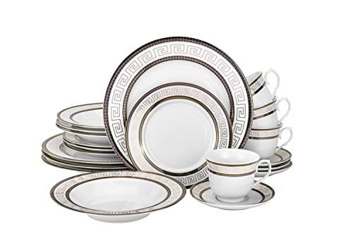 57 pc Banquet Dinnerware Set (Athens)