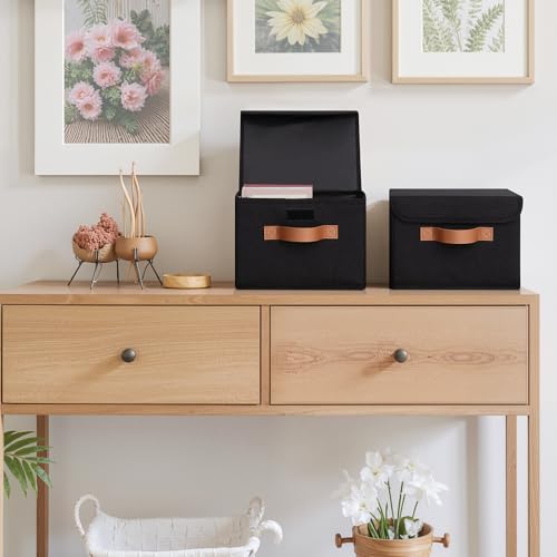 Memory Keepsake Storage Box (Black / Small-2 Pack)