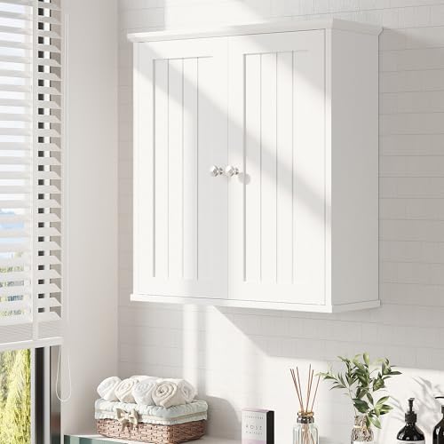 Bathroom Wall Cabinet (White)