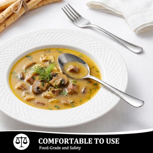 Forks and Spoons Silverware Set (240PCS Dinner Forks+ Dinner Spoons)