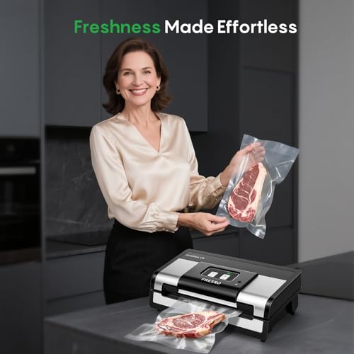 Automatic Vacuum Sealer for Food (Black / Large)