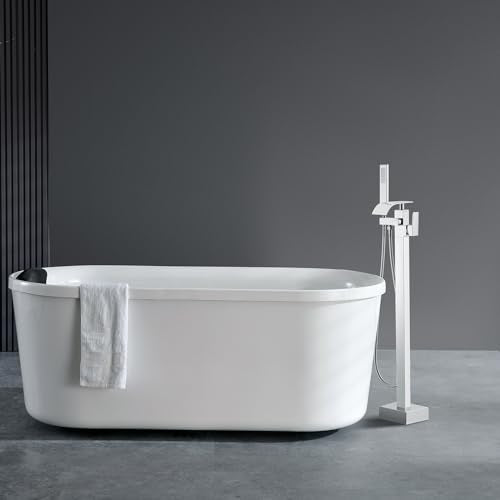 Freestanding Bathtub Faucet (Waterfall / Polish Chrome)