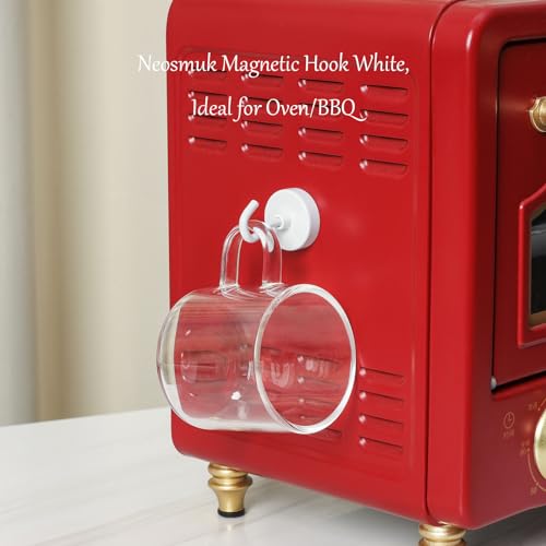 Magnetic Hooks (White / 1.02 inches)