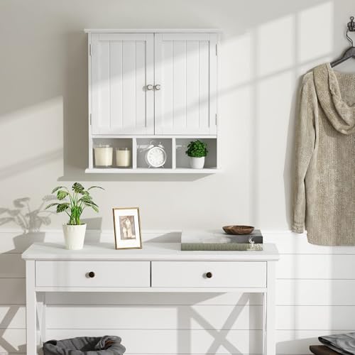 Bathroom Cabinet Wall Mounted 2 (White / 1 pack)
