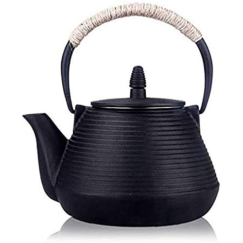 Japanese Tetsubin Tea Kettle Cast Iron Teapot with Stainless Steel Infuser 30 oz (Pagoda 30 oz / 900 ml)