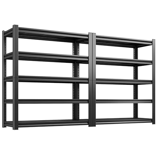 Garage Shelving 3000 LBS Storage Shelves Adjustable Heavy Duty Shelving Units and Storage Rack for Garage (72" H x 36" W x 16" D)