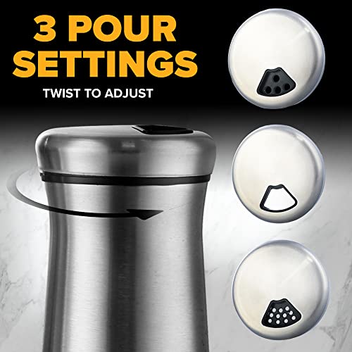 Salt and Pepper Shaker Set (Silver)