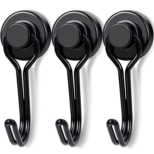 Swivel Swing Magnetic Hooks (3 Count)
