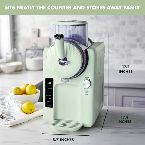 Frost Ice Cream Maker & Slushie Machine (4 Pint Ice Cream & Frozen Drink Maker / Pistachio Green)