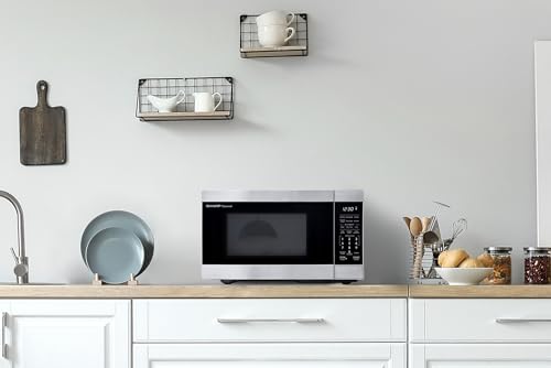 SMC0962KS 0.9 cu. ft. 900W Stainless Steel Countertop Microwave Oven (With Child Lock)