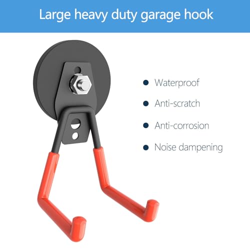 Garage Magnet Hooks (Middle L/4 pack 16-80lbs)