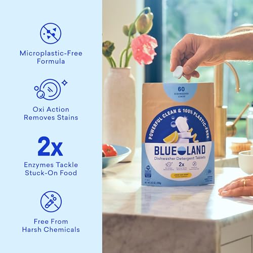 100% Plastic Free Dishwasher Detergent Tablets