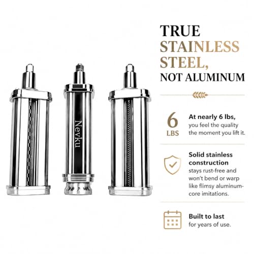 Pasta Maker Attachments Set for all KitchenAid Stand Mixer