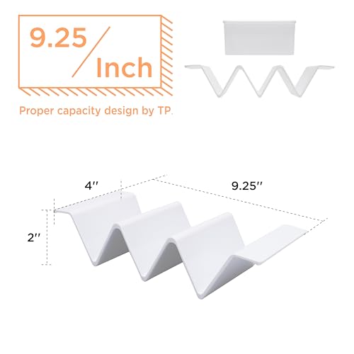 Melamine Taco Holder Stands (Set of 2 / White)