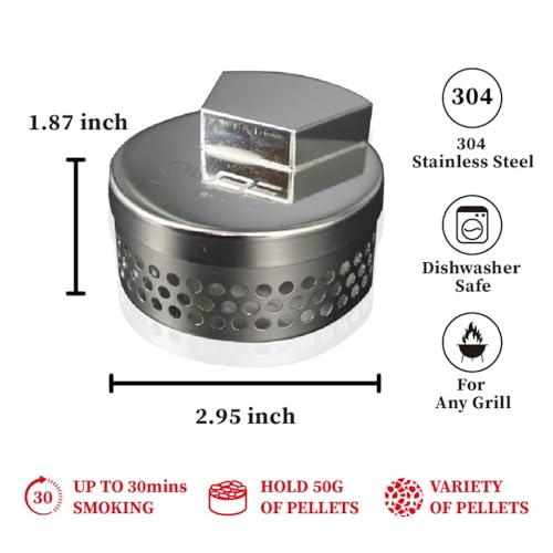 Compact Smoker Box for Grill