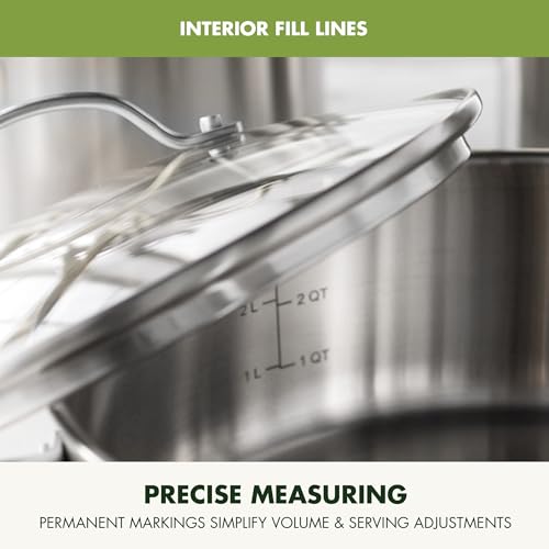 Stainless Steel Cookware Set (Silver Handle)