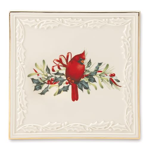 Winter Greetings Porcelain Christmas Trivet (Trivet)