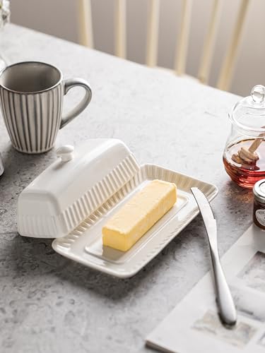 Ceramic Butter Dish with Lid