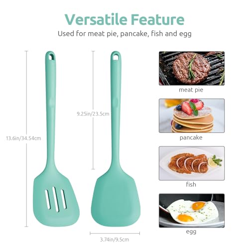 Silicone Turner Spatula Set of 2 (2 Count)