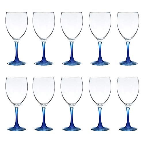 Nuance Wine Glasses by ARC 10.5 oz. Set of 10 (10 Count)