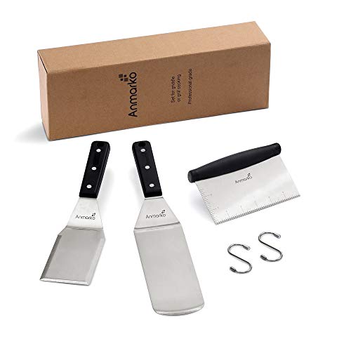 Metal Spatula Stainless Steel Scraper (ABS plastic handle set)