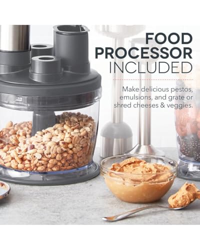 Chef Series Deluxe Immersion Hand Blender Set (Chef Series Deluxe / Cool Grey)