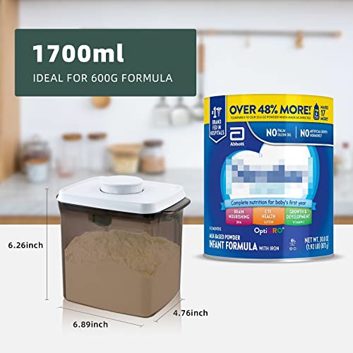 Baby Formula Container (2*25 oz - Brown)