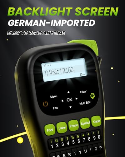 Label Maker Machine with Tape (Black Label Maker)