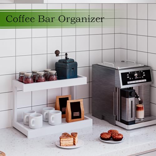 Counter Shelf Organizer (White / Medium)