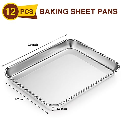 Sheet Pan Set Baking Sheet Cookie Sheet Baking Pan Toaster Oven Pans