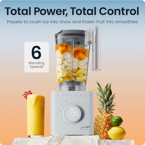 Obliterator 48 oz Countertop Blender for Smoothies (Concrete / Power Blender)