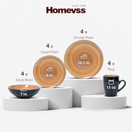 Stoneware Sonoma 16pc Dinnerware Set (16pc Set / Mocha)