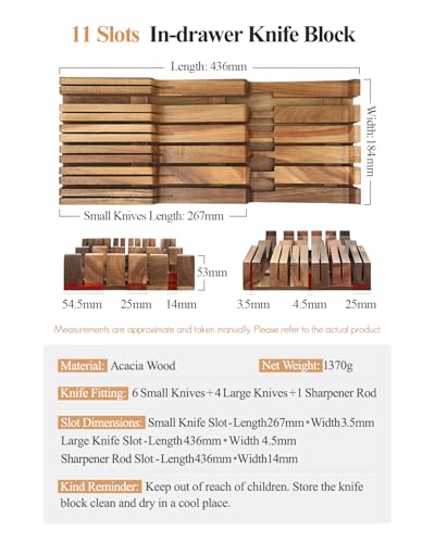 In drawer Knife Block (11-Slot)