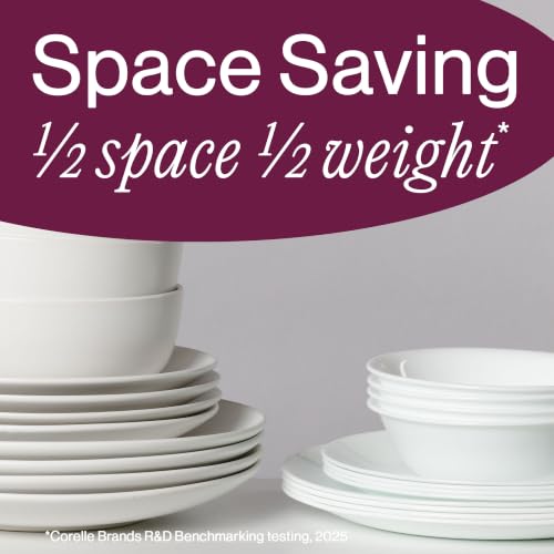 Vitrelle 38 Piece Service for 12 Dinnerware Set (38 Piece / Winter Frost White)