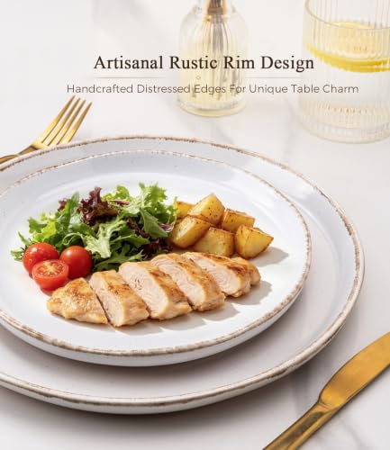 Dinnerware Sets for 8 (White / Service For 8(24Pcs))