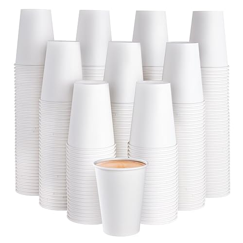 300 Pack 12 oz Disposable Paper Coffee Cup (12oz)