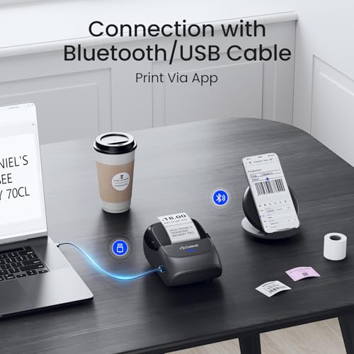 221B 2" Bluetooth Thermal Label Maker Printer