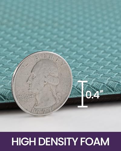Kitchen Floor Mats Cushioned Anti Fatigue (Turquoise / 59"l X 17"w X 0.4"th + 29"l X 17"w X 0.4"th)