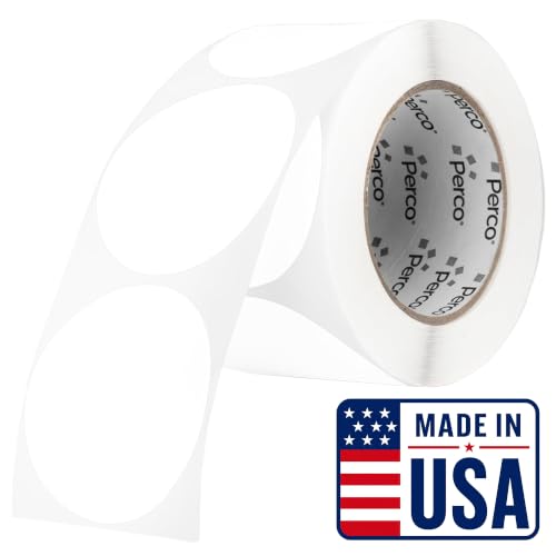 White Round Circle Dot Sticker 3 (White / 3 Inch)