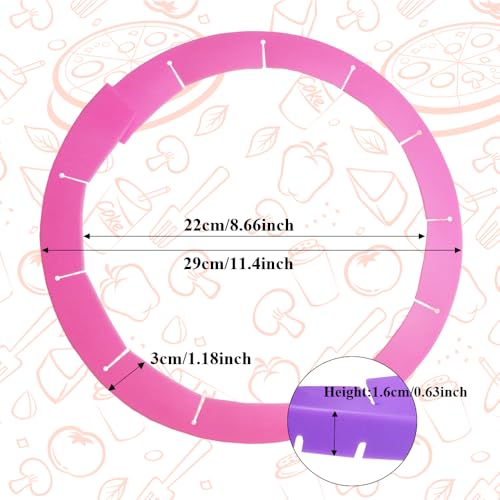 Adjustable Pie Crust Shield (Pink)