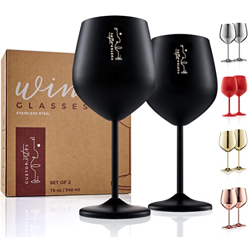 Stainless Steel Wine Glass (2 Count)
